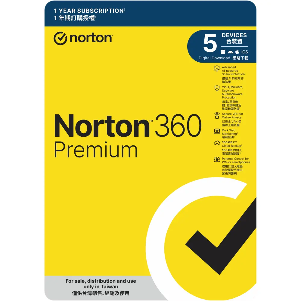6. Norton 360 Professional Edition 5 Devices 1-Year License