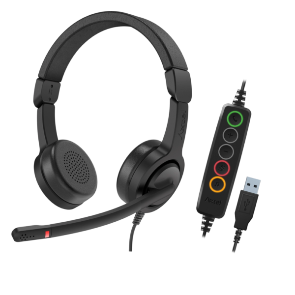 Axtel Voice UC40 雙耳降噪通訊耳機（USB-A/C）